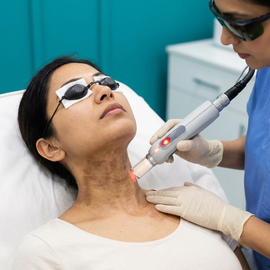 Dark Neck Correction