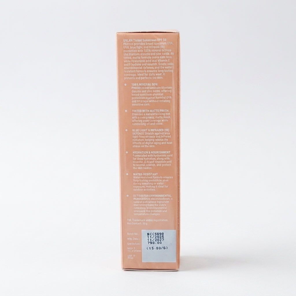 Uvlan Tinted Matte Sunscreen 50GM