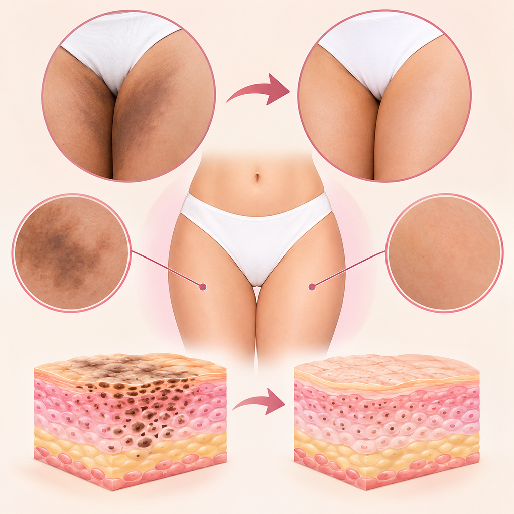 Sensitive area  Pigment Correction