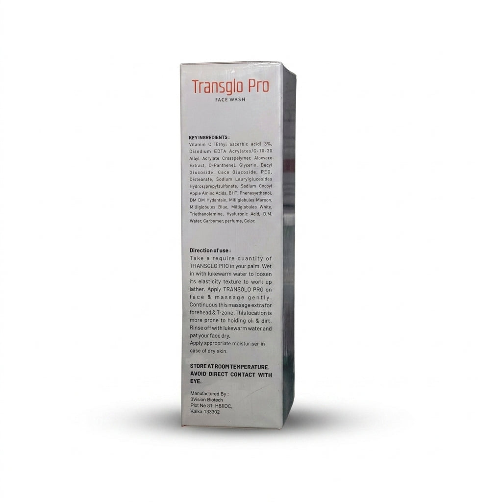 Transglo Pro Face Wash 75gm